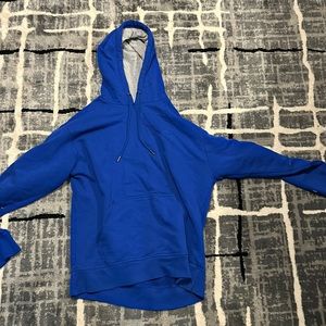 Blue champion hoodie sz large